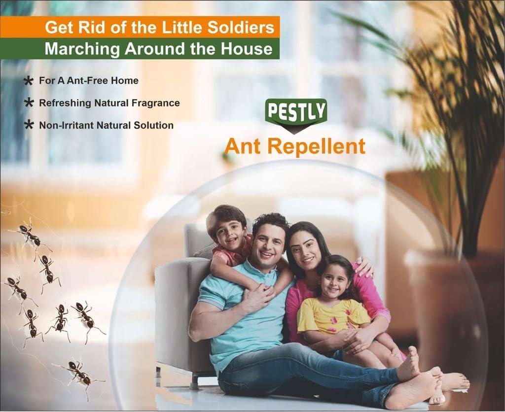 Pestly Herbal Ant Repellent Spray for Home & Kitchen