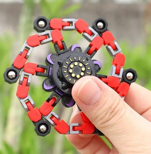 Transformation Robot Fidget Spinner Anti Stress Deformation Gyro Fidget Toys for Adults ( pack of 1 )